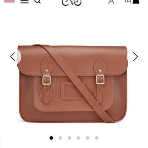 Cambridge Satchel Co 13” classic brown satchel
